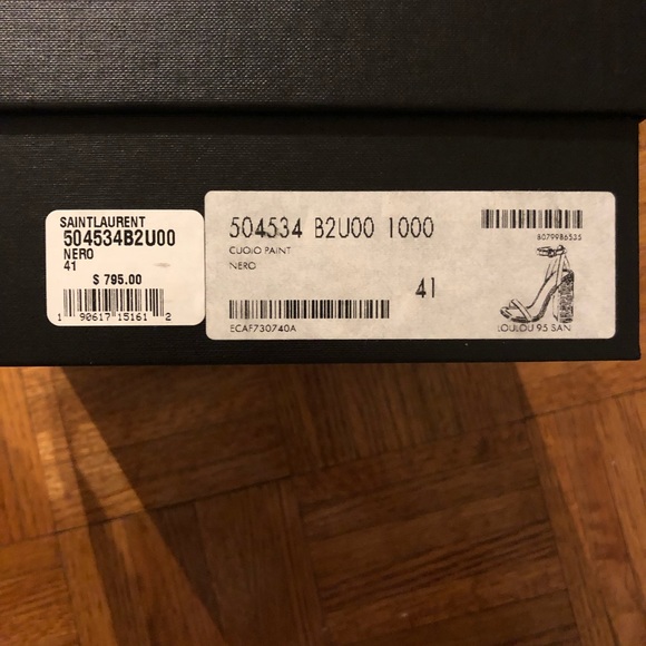 Saint Laurent Loulou 95 sandal - fits like 10 - Picture 3 of 8